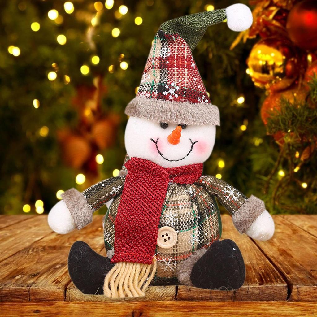Cute Christmas Plush Toy Ornaments for Chimney Tree Decor