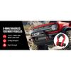 SucceBuy 2 Pezzi Grillo ad Anello a D da 3/4" 62832lb Carico di Rottura Grilli ad Arco con Isolatore e Rondelle per Recupero Veicolo Fuoristrada Jeep
