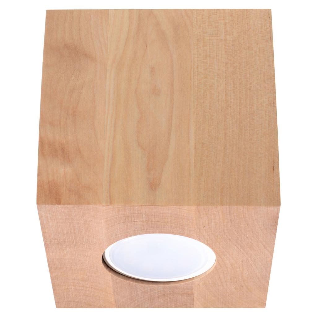 Plafon Delta 1 Gu10 Naturalne Drewno Wood Lumilo 04.299.93
