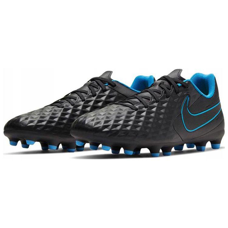 Nike Tiempo Legend 8 Club FG MG Black Light Photo Blue Men Sneakers Cyber AT6107-090