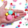 1/1,5/2/2,5/3mm Weiche Pompons Bunt Hohelastisch Flauschiger Plüschball DIY Handgenäht Kinderspielzeug Schuhe Hut Heimdekorationszubehör