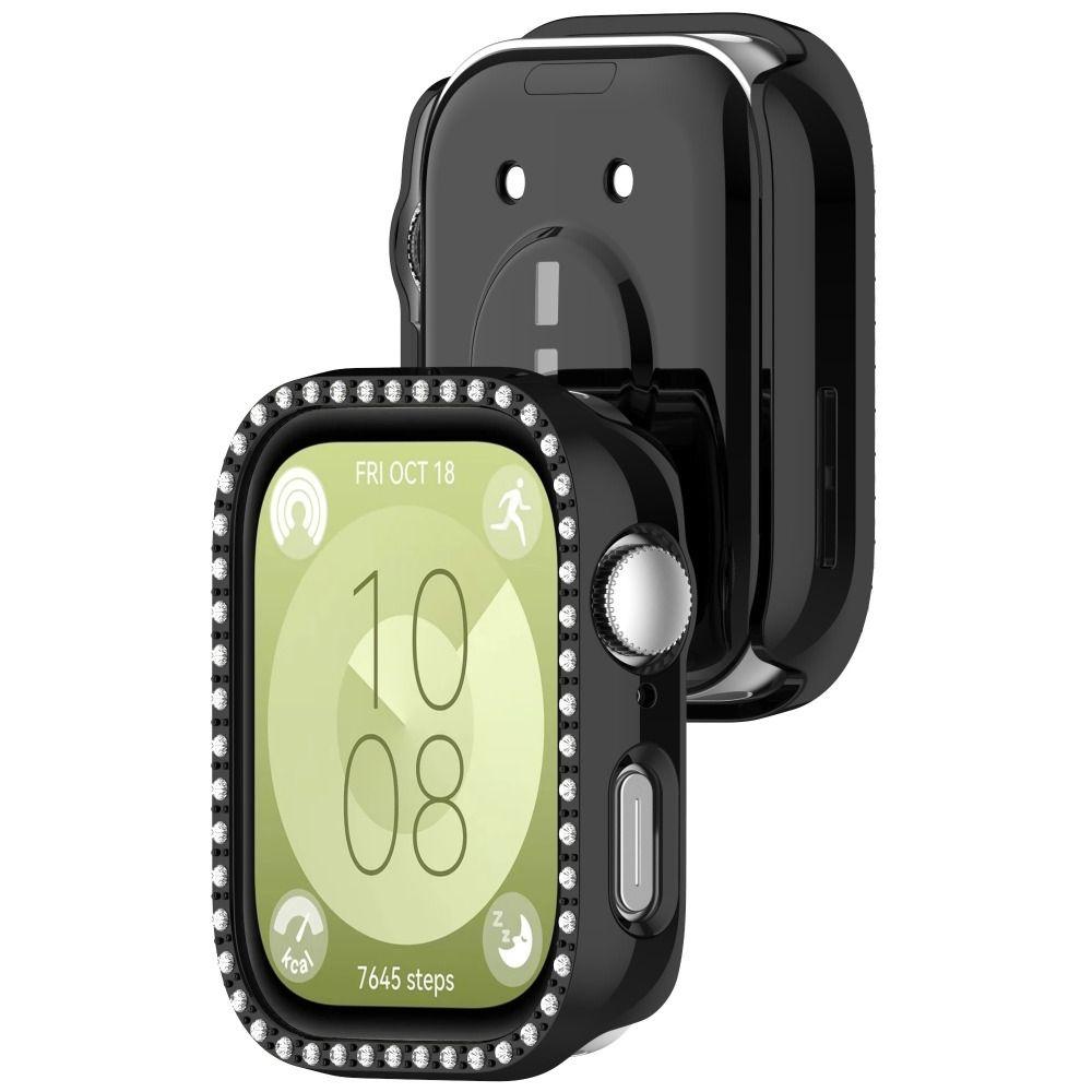 Bling PC Case For Watch Fit 3 Diamond Crystal PC Protective Cover Watch Protector