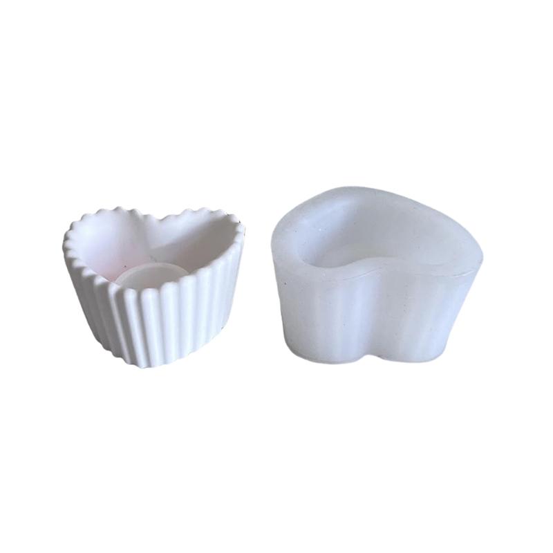 Multifunctional Striped Home Decors Mold Reusable Silicone Mold for Striped Candlestick Creation for Hobbyists