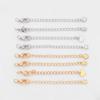 Color-Protective 14K Gold-Plated Tail Chain Extension for DIY Jewelry