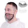 100Pcs Disposable Facial Beard Bib Bonnet Elastic Nylon Beard Cover  Mustache Styling Tool