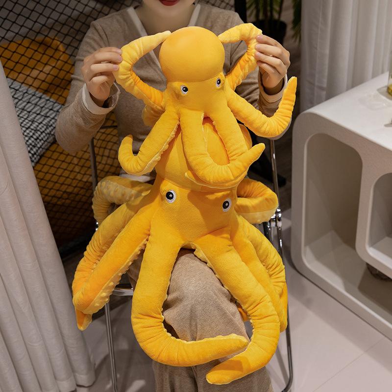 Soft Octopus Doll Plush Toy Octopus Doll Child Soothing Rag Doll Girl Birthday Present