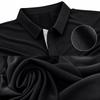 Men's Short Sleeve Polo Shirt Breathable Ice Silk Material Classic Collar Front Pocket Casual Fit Top