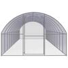 Vidaxl Outdoor Chicken Coop, 3X12X2 M, Galvanized Steel