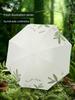 New Product Paradise Umbrella, Ultra-Light Black Plastic Sunscreen Umbrella, Portable Light and Small Sun Umbrella, Dual-Use for Sun and Rain