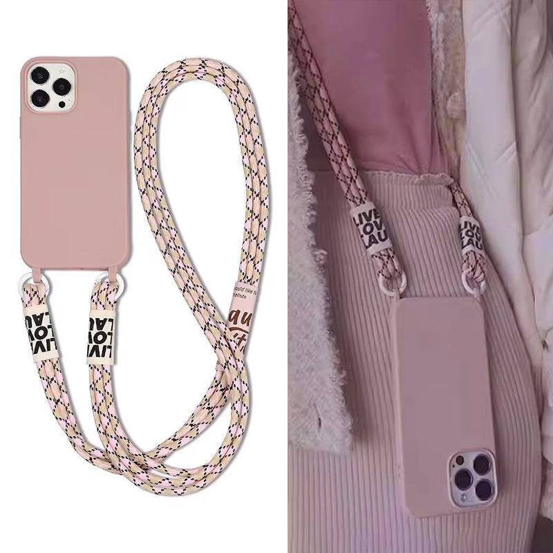 Apple 15 iPhone 14 Pro Max Crossbody Strap Case - Premium Niche Protective Cover