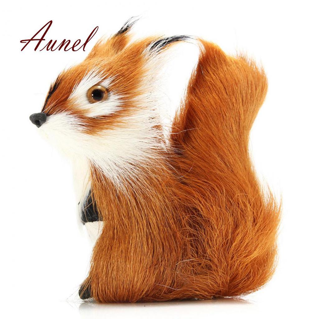 Christmas Tree Ornament Decoration Simulation Animal Squirrel Plush Lifelike