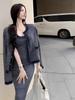 2025 Autumn Women's High-End French Chic Knit Camisole Dress Set