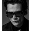 Square Chunky Sunglasses for Women & Men, Trendy Rectangle Shades with UV400 Protection (Black)