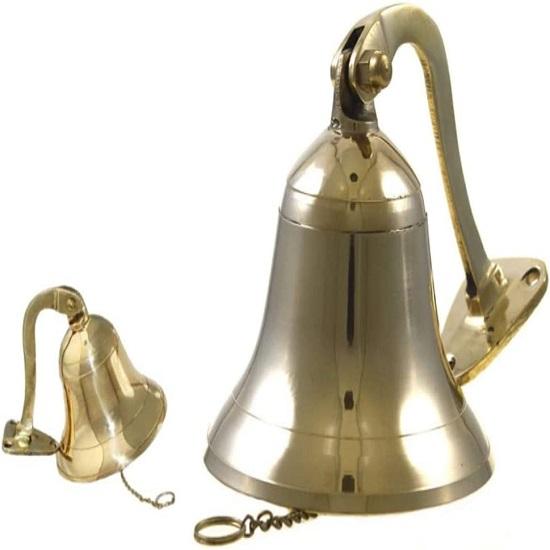 Nautical Brass  Ship Bell Wall Decor 4