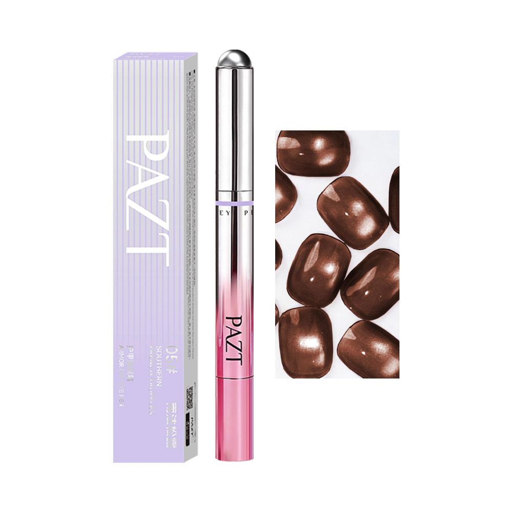 Nový 6v1 magnetický gelový lak na nehty Cat Eye v tužce s magnetickými kuličkami, multifunkční štětec na modelování nehtů, pro začátečníky