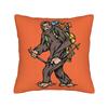 Bigfoot Hiking Illustration Printed Pillow Case Square Pillow Cover For Sofa Car Home Decor Vintage Pillowcases