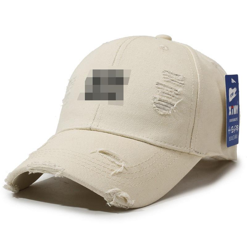 Distressed Baseball Cap Women Unisex Trendy Embroidered Letter Sun Visor Dad Hat