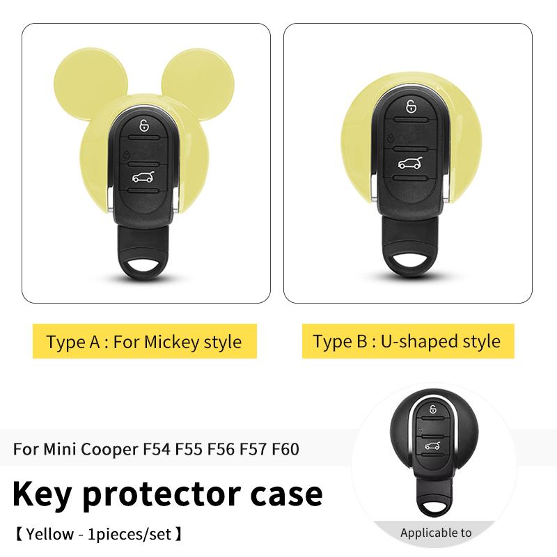 Car Remote Key Cover Case Holder For Mini Cooper F56 F55 F60 F54 F57 Countryman Clubman Abs Car Key Protection Shell Accessories