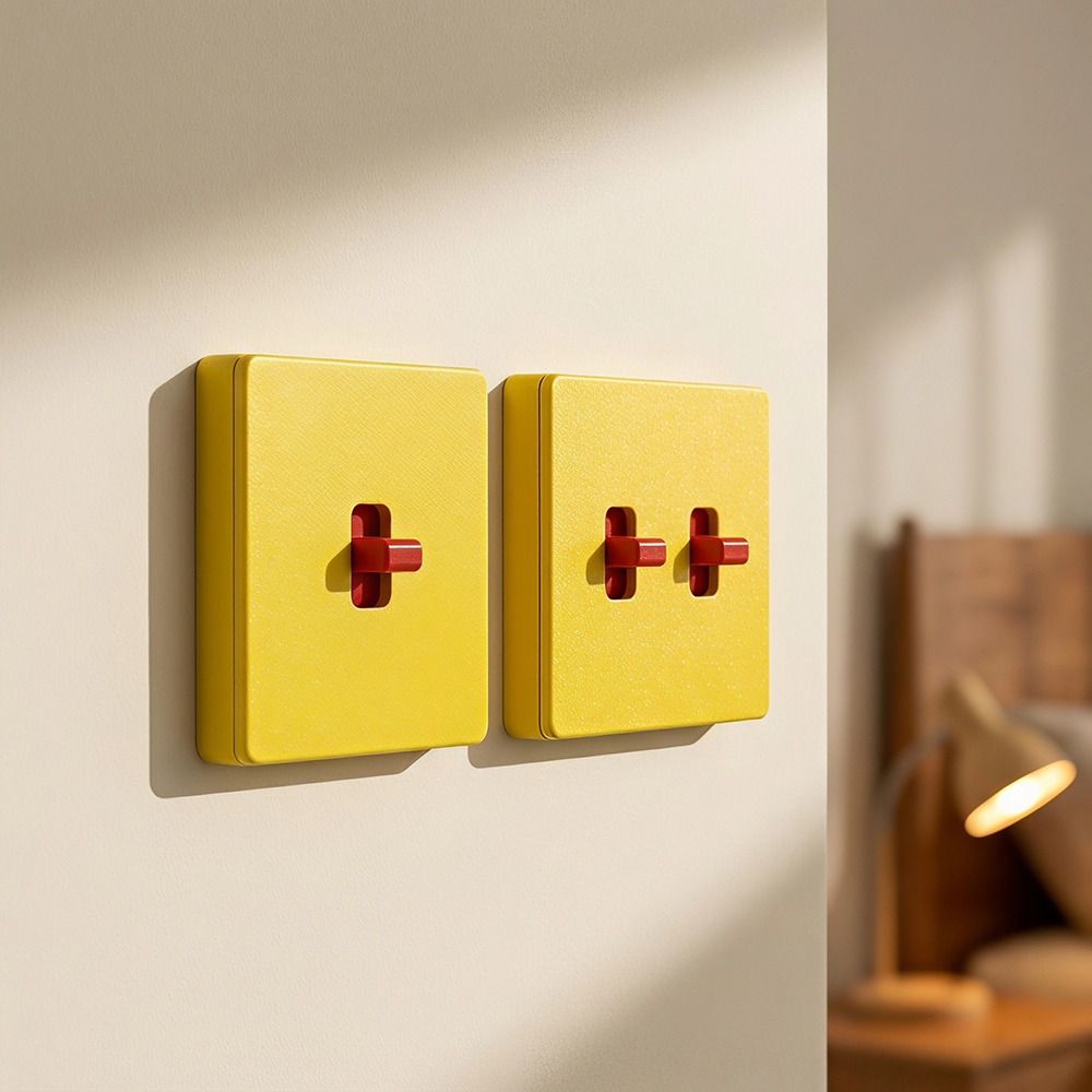Creative Joystick Switch Stickers Self-Adhesive Switch Frame Cover Home Decoration