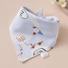 Super Soft Cotton Infant Bib & Neck Warmer - Anti-Spit Up, Autumn/Winter Triangle Scarf