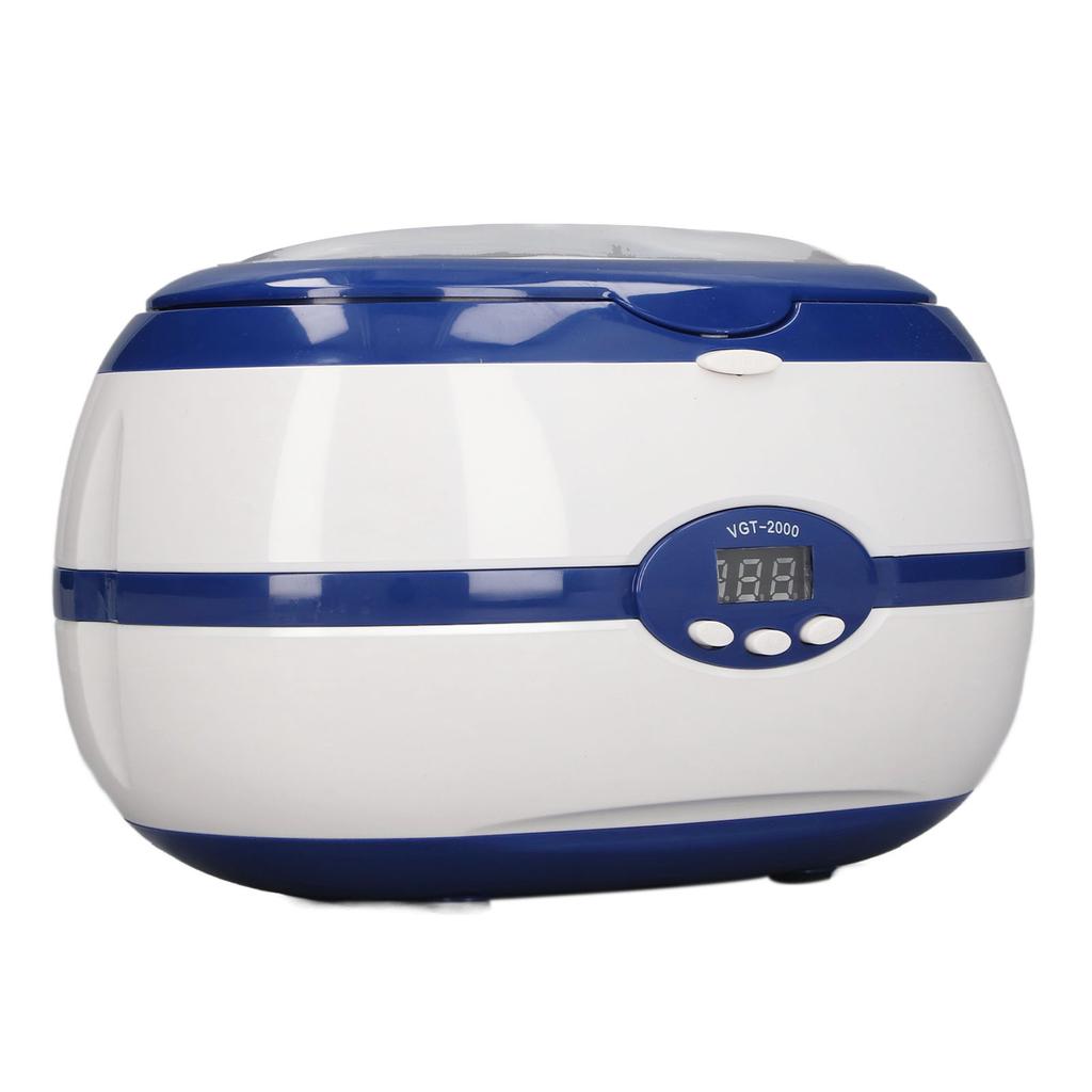 600ml Digital Timing Ultrasonic Cleaning Machine Jewelry Ultrasonic Cleaner for Glasses Printer Nozzle US Plug 100‑120V