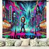 Chucky Wall Tapestry Aesthetic Wall Hanging Printed Fabric Blanket Decorative Tapestries for Bedroom Living Room Home Decor