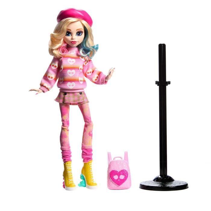 Monster High-Enid Sinclair-Poupée En Tenue Rose Avec Accessoires - Monster High - HXJ05