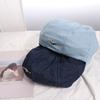 Korean Style Cowboy Beret Cap Solid color Denim Octagonal Hat Retro Painter Hat  Outdoor