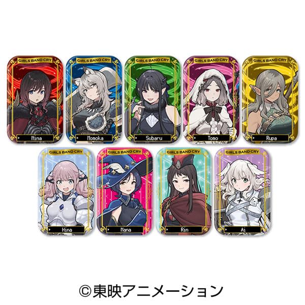 

Girls Band Cry Фольгированный круглый значок 2 коробки по 9 штук