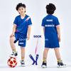 Boys Football Shirts Shorts With Pockets Boys Soccer Jerseys Suits Personalized Custom Children's Football Clothing Uniforms