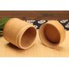 Bamboo Tea Cans Tube Storage Canister Friendly Gift Natural Stylish Lid Seal Jars - Brown,