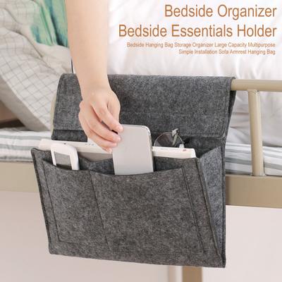 Závěsná taška k posteli Úložný organizér Velkokapacitní Víceúčelový Jednoduchá instalace Závěsná taška na opěrku pohovky
