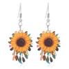 Easter Acrylic Rabbit & Carrot Earrings - Cute, Creative Cartoon Design for Women