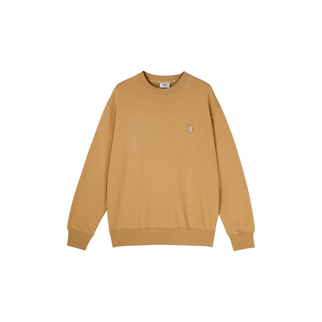 New MLB Fashion Sports Collection Sweatshirts Unisex Beige Yellow 3AMTB0124-43BGS