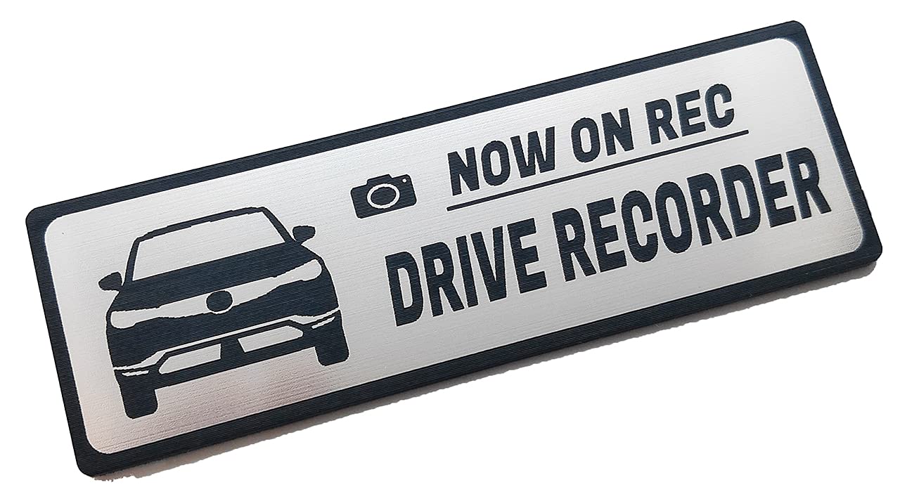 

[Honami Works] Эмблема для автомобилей, оснащенных видеорегистратором MX-30, Наклейка на приборную панель