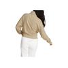 Puma Solid Color Logo Print High Collar Long Sleeve Sweatshirt Women Tops Camel 539271-67