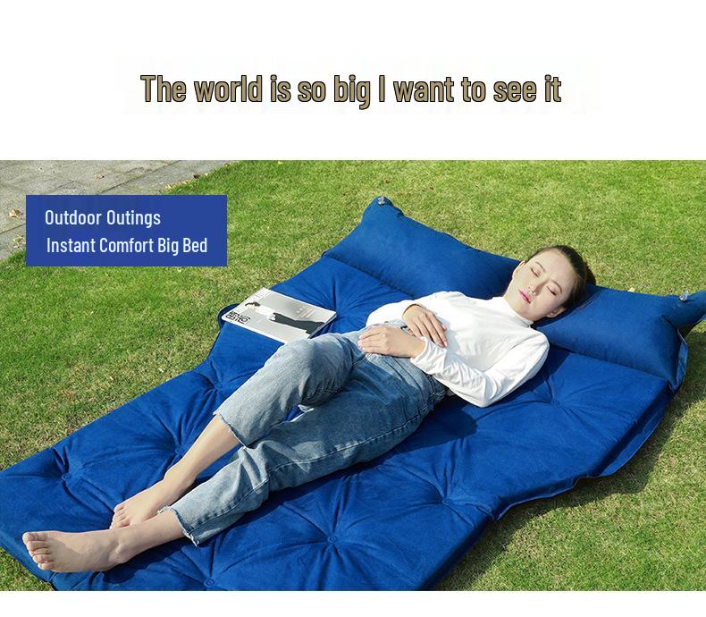 Self-Inflating SUV Travel Bed: Extended Car Trunk Sleeping Pad for Road Trips