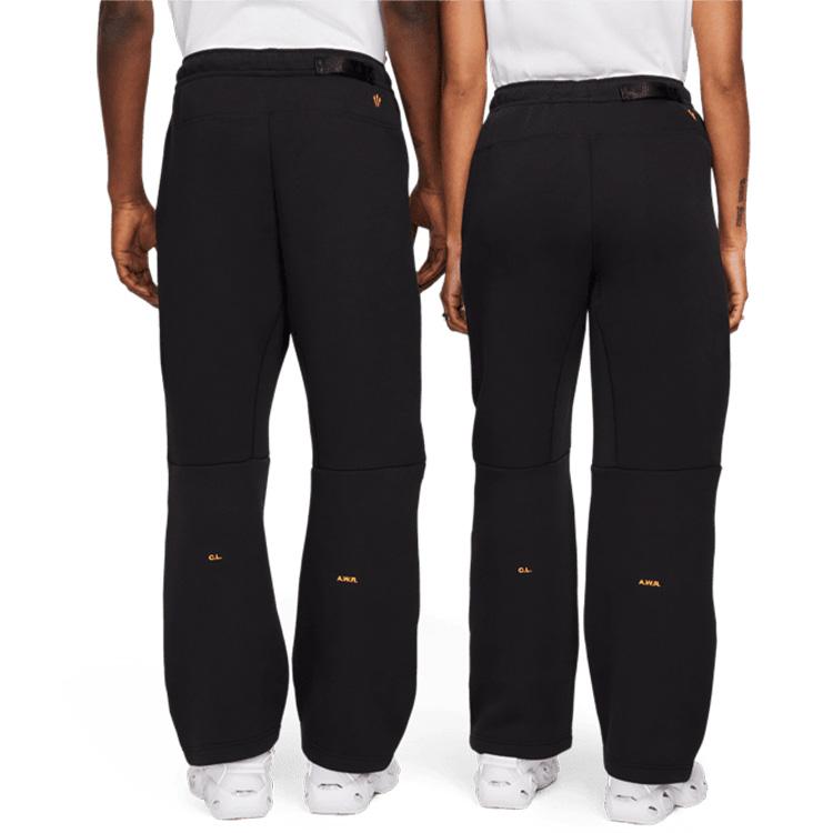 Nike X NOCTA Tech Fleece kalhoty s otevřeným lemem (Velikost Asie) Černé Unisex Streetwear FD8461-010