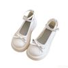 Fashion Women's Spring Summer New Style Shallow Mouth Thick Sole Temperament Single Shoe Bow Simple Comfortable Versatile Women's Shoes