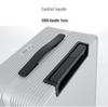 20-Inch Front-Opening Carry-On Trolley with Laptop Compartment, Aluminum-Magnesium Alloy Suitcase