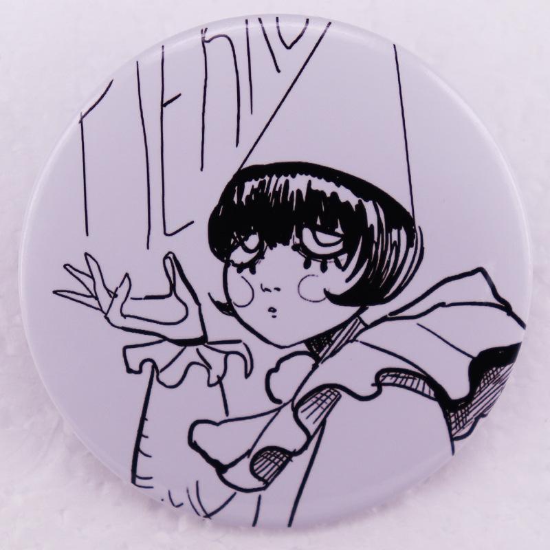 

Pierrot Clown Cartoon Brooch Badge