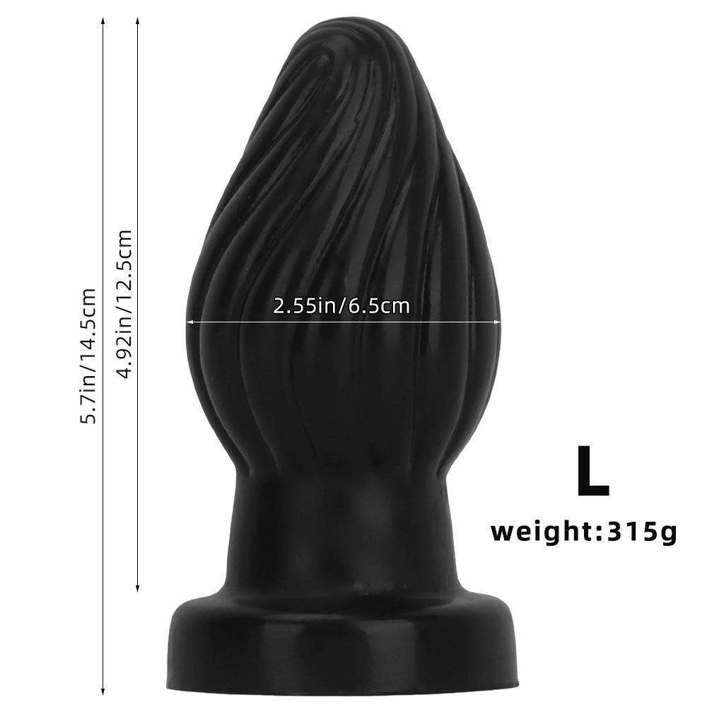 Large Silicone Anal Plug Dilator Stretching Sex Toy for Couples Adults 18+ Fisting Big Dick Dildo