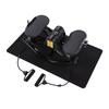 U Shaped Fitness Stepper Low Impact Side to Side Stepper with Bands Digital Display for Full Body Workout