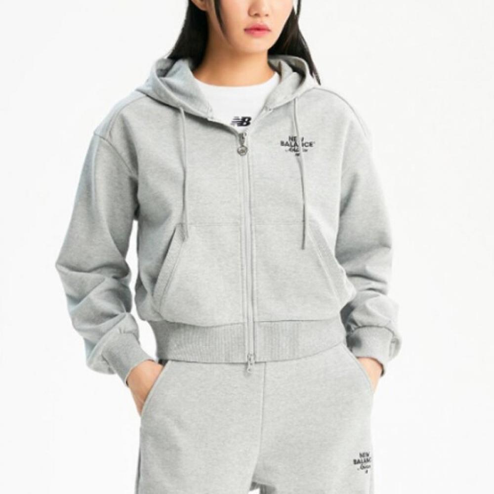

New Balance Толстовка с капюшоном на молнии Nqj Nbmde1W232 Ac W Новая базовая толстовка с капюшоном на молнии Semi Ove 85