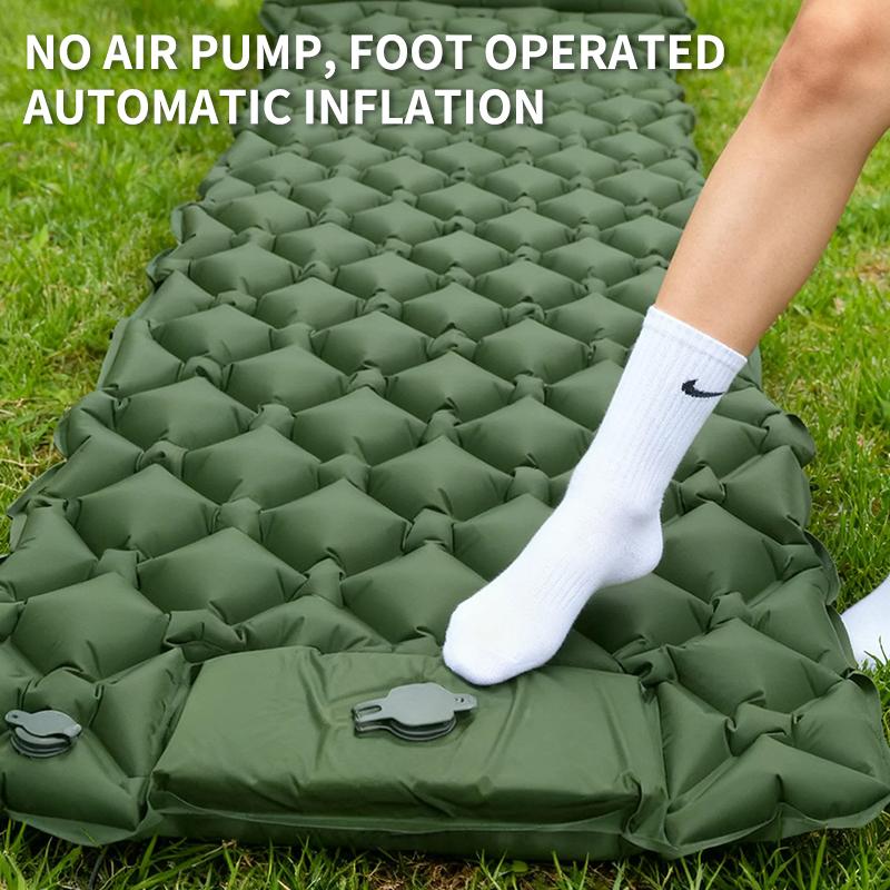 Lightweight Sleeping Air Mattress Ultralight Built In Inflator Pump Outdoor for Camping Hiking Travel