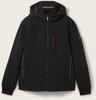 Demi-season Jacket Tom Tailor Softshell Jacket with Hood (1041315) Black