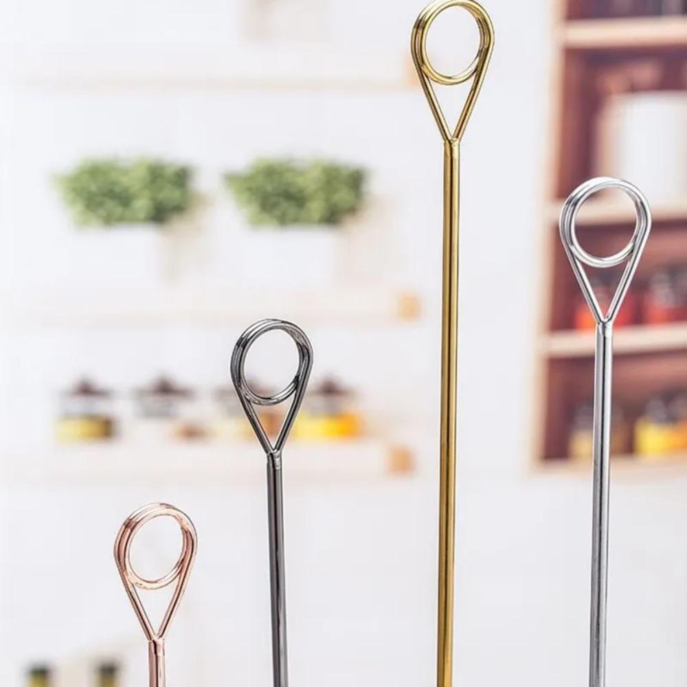 DIY Place Card Holder Elegant Note Clamp Stand Stainless Steel Round Photo Clip Restaurant Table