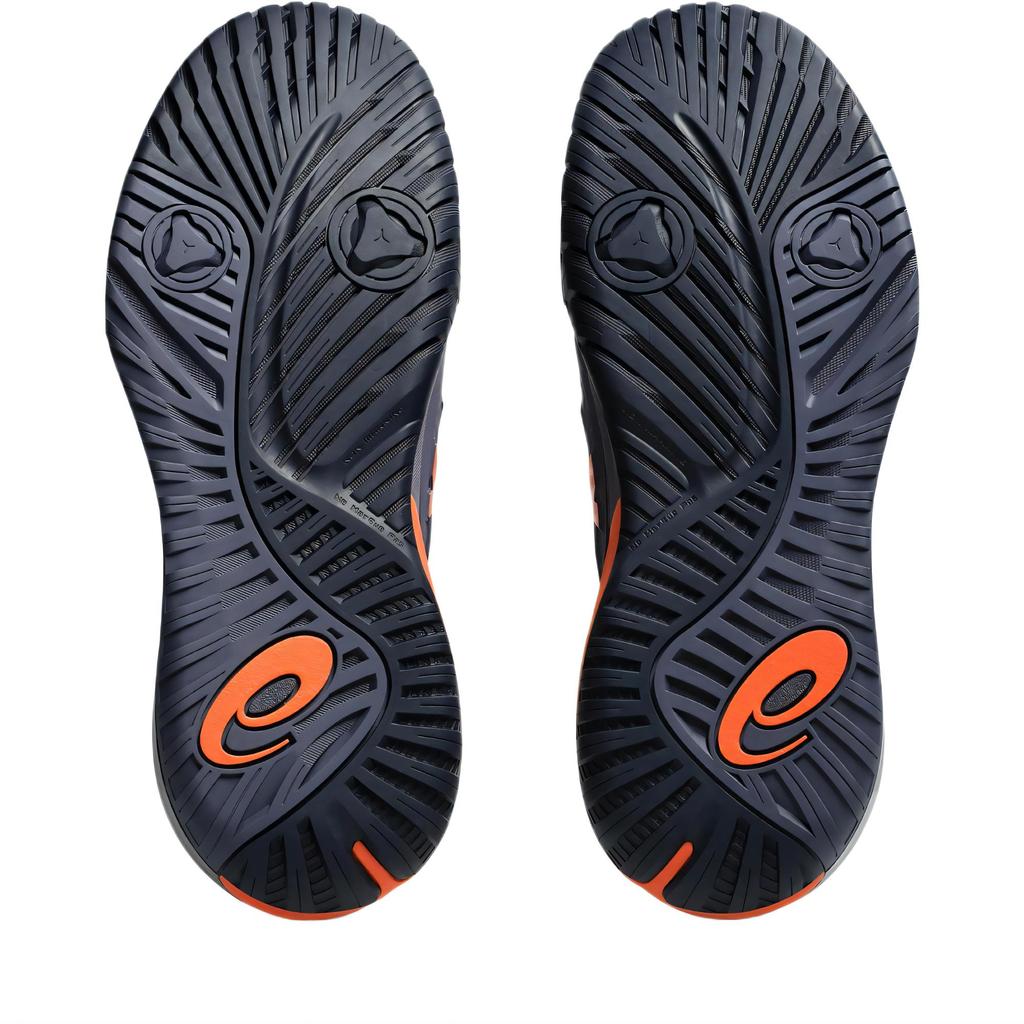 New Asics Abrasion Resistant Low Top Tennis Shoes Men's Purple 1041A487-500