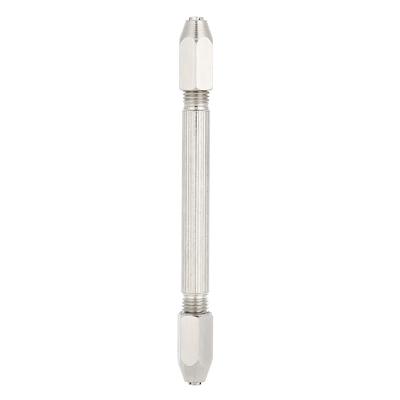 Double End Chuck Hand Twist Drill Bit Jewelry Watch Repair Tool (Double End Hex Angle)