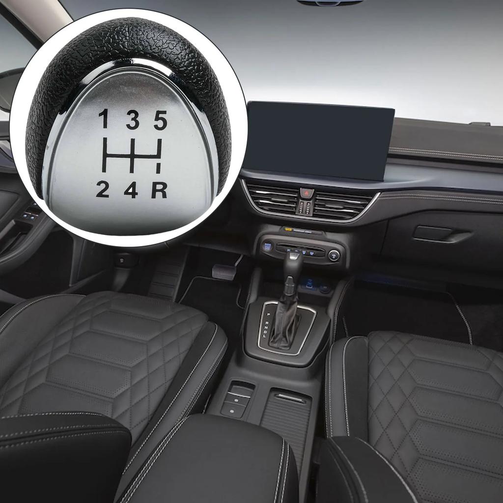 Gear Shift Knob For Ford For Focus MK3 2011 2013 And For Fiesta MK7 2008 2013 With Lever Gaiter And Shifter Knob